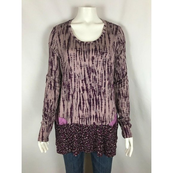 LOGO Lori Goldstein Womens Shirt Size Medium